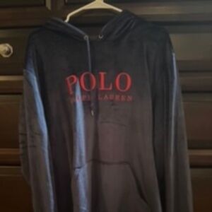 Ralph Lauren Velour Tracksuit Polo size XL